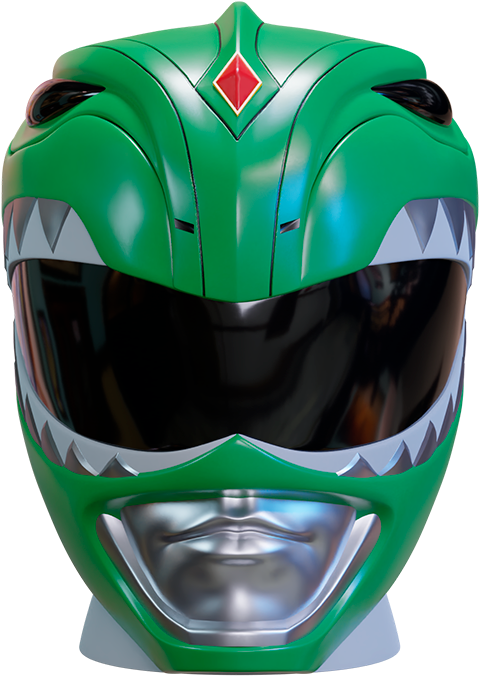 Green Ranger Helmet Pen Holder (Prototype Shown) View 6