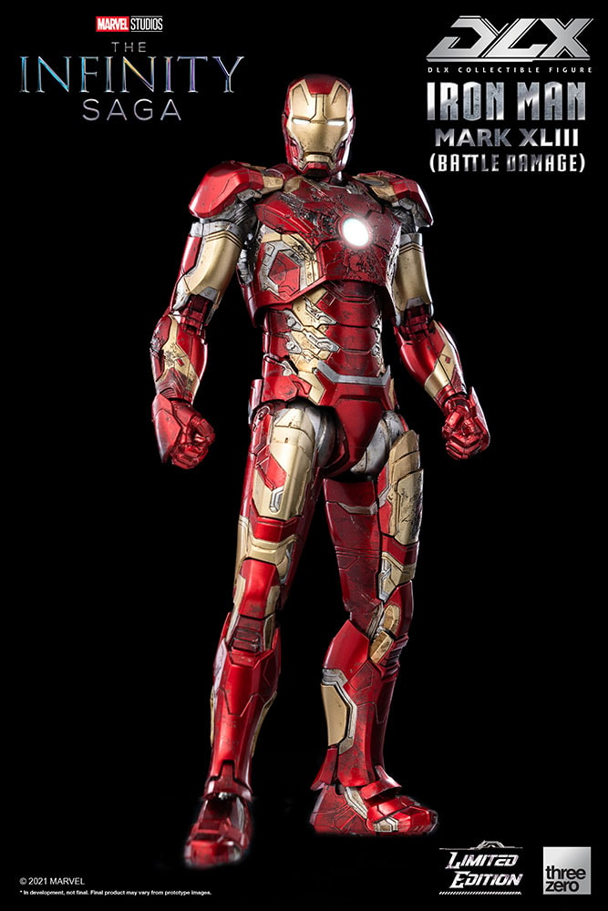DLX Iron Man Mark 43 (Battle Damage) Exclusive Edition - Prototype Shown