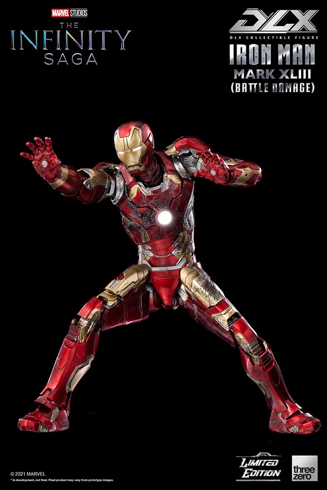 DLX Iron Man Mark 43 (Battle Damage) Exclusive Edition - Prototype Shown