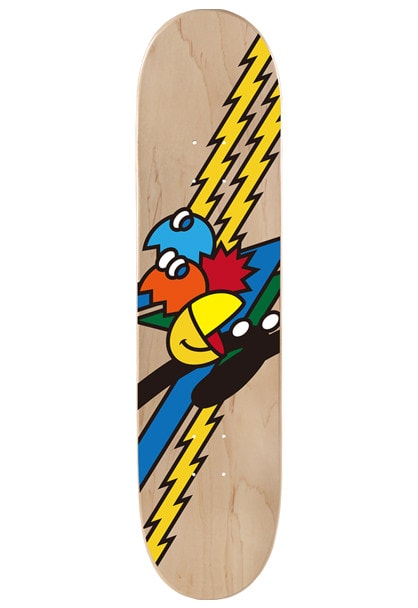 大特価 イラスト 01 Grafflex X Pac-Man Skateboard Toy Medicom by Deck スケートボード