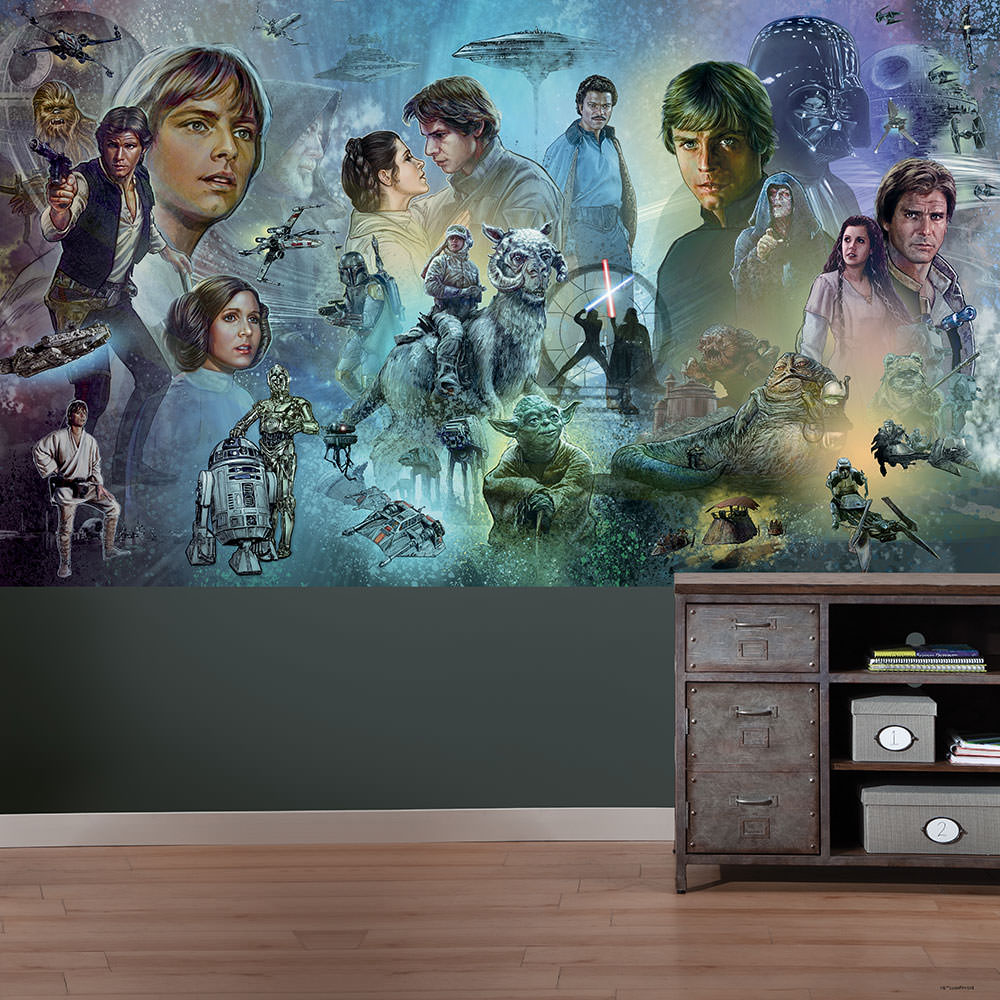 Star Wars Original Trilogy Wallpaper Mural