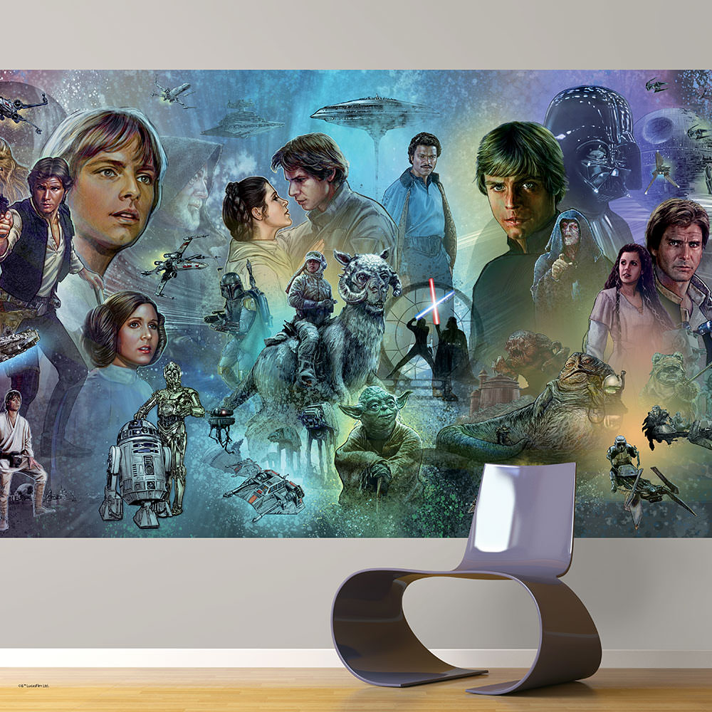 Star Wars Original Trilogy Wallpaper Mural