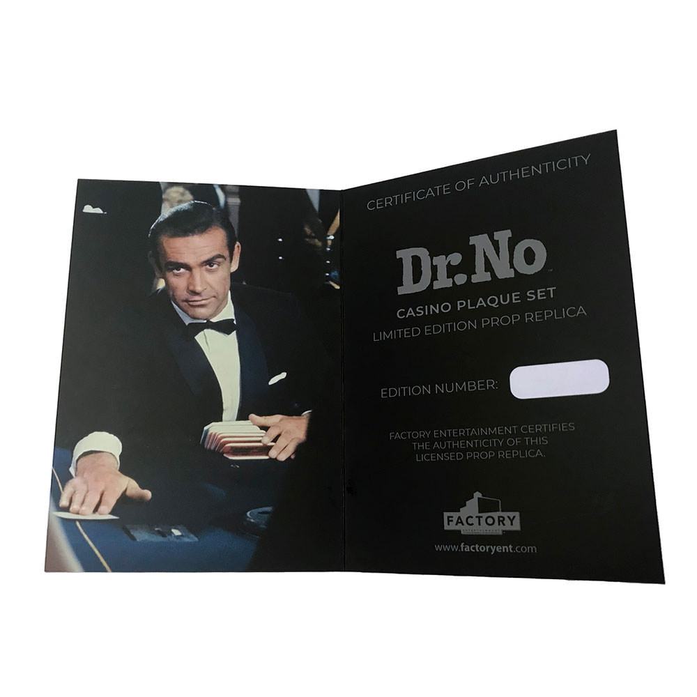 Dr. No Casino Plaques