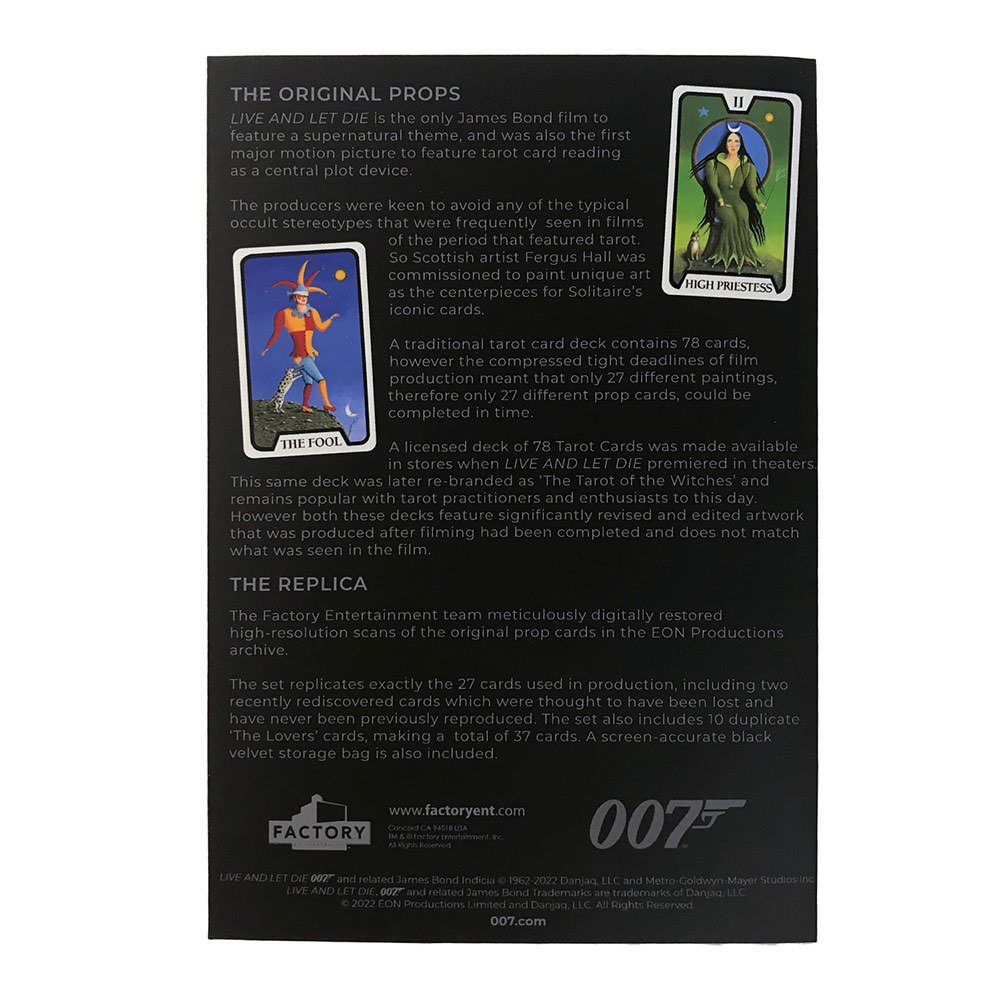 Live and Let Die Tarot Cards