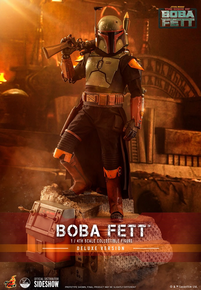 Star Wars Boba Fett (Deluxe Version) Quarter Scale Figure  (Prototype Shown) View 1