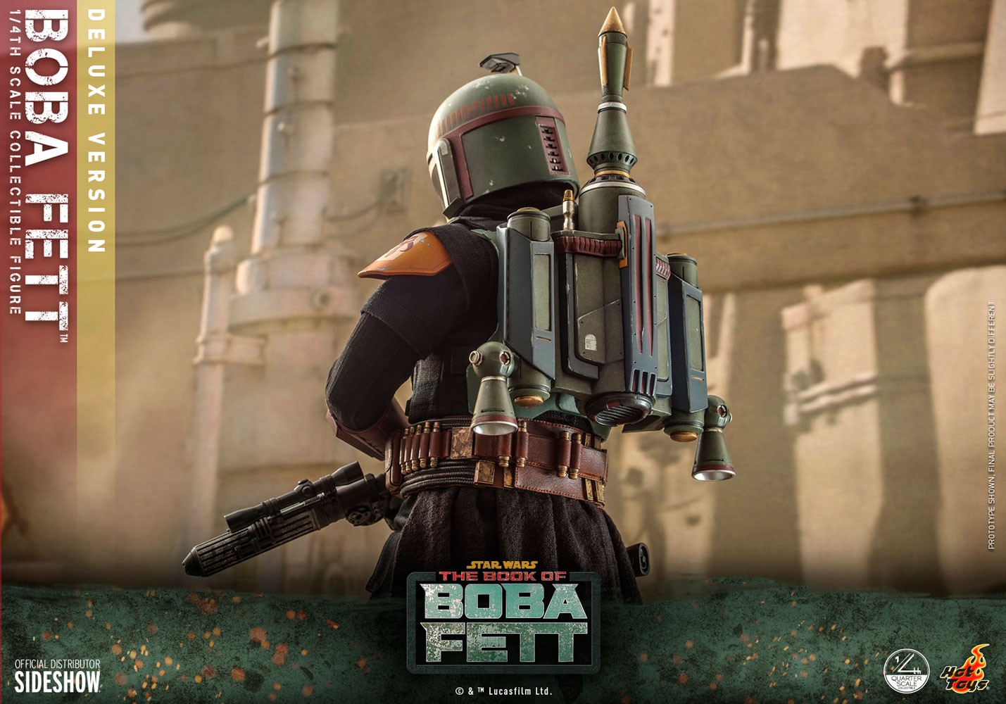 Star Wars Boba Fett (Deluxe Version) Quarter Scale Figure  (Prototype Shown) View 15