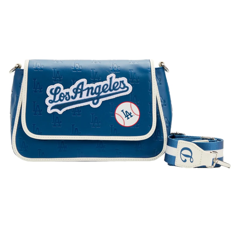 LA Dodgers Patches Crossbody Bag by Loungefly