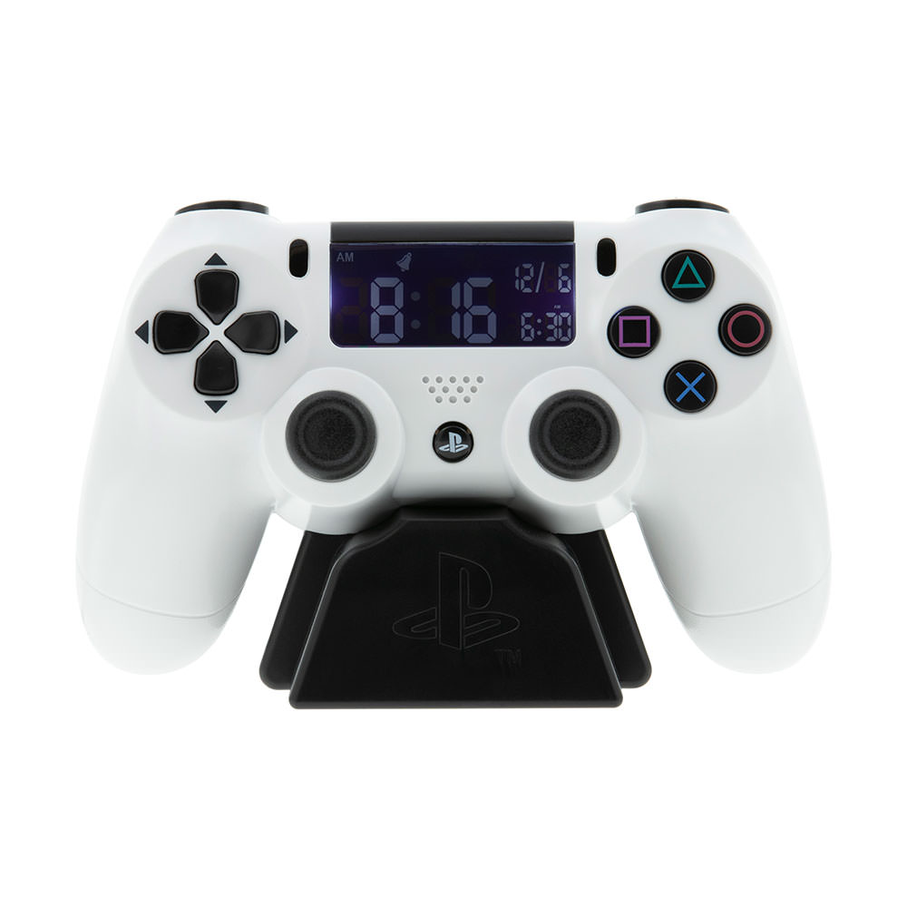 PlayStation White Alarm Clock