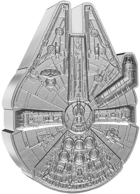 Millennium Falcon 3oz Silver Coin
