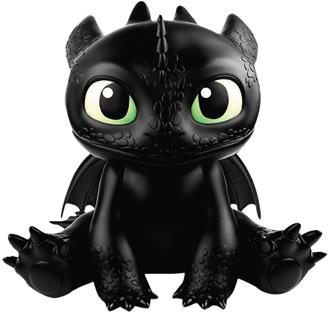 Toothless Vinyl Piggy Bank (Prototype Shown) View 7