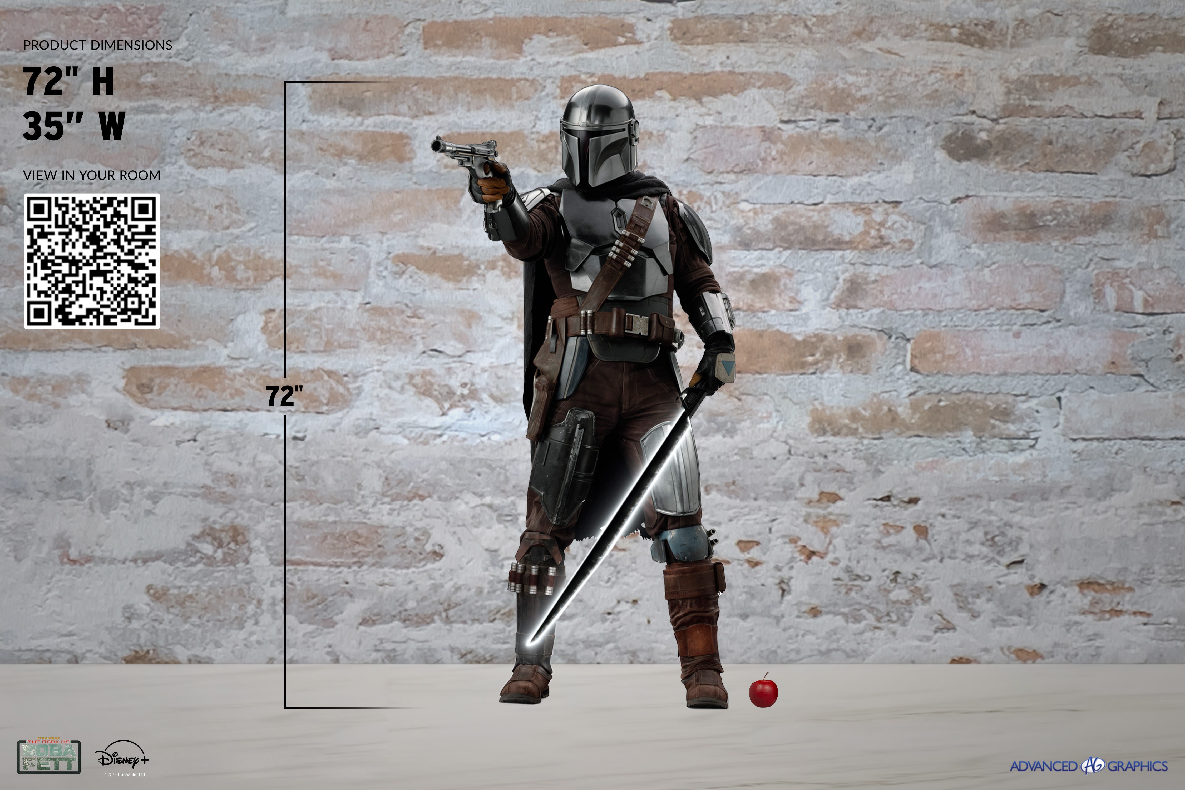 Mandalorian Life-Size Standee (Prototype Shown) View 2