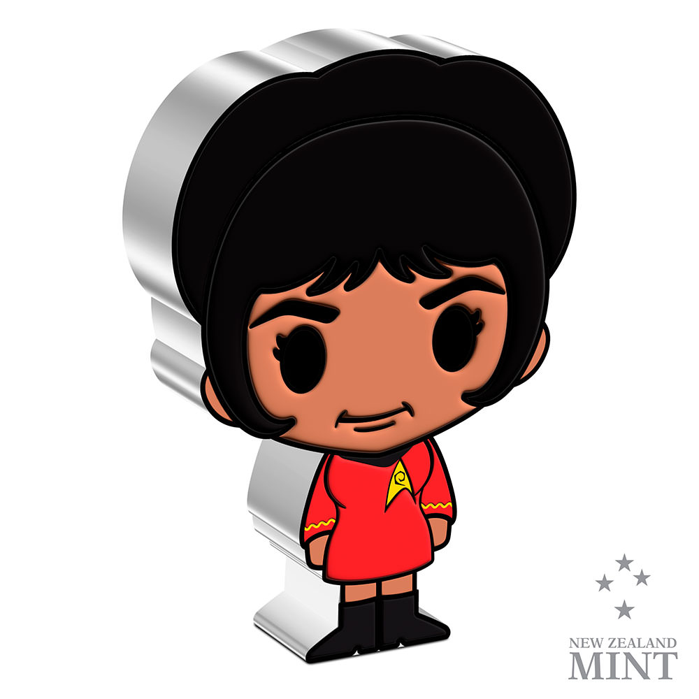 Nyota Uhura 1oz Silver Coin View 4
