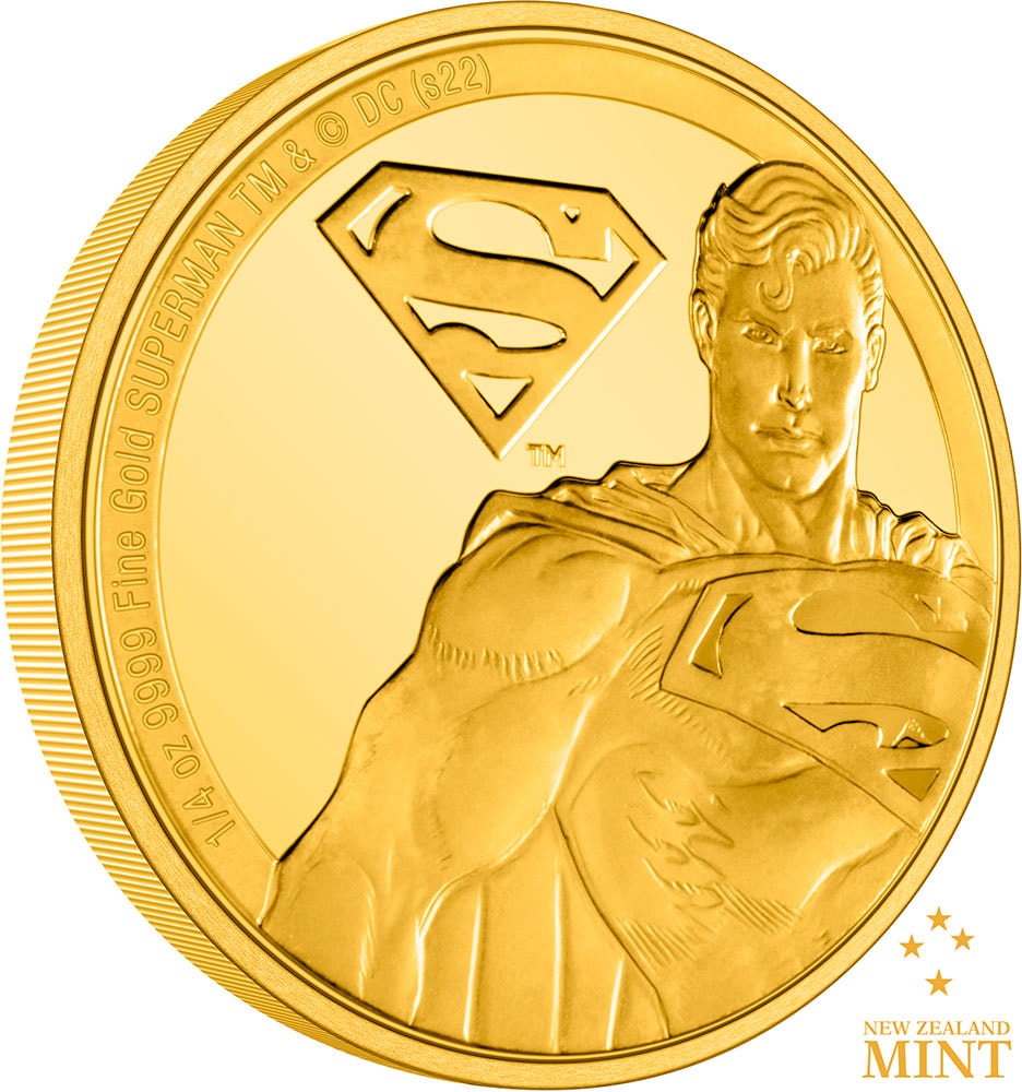 Superman Classic 1/4oz Gold Coin