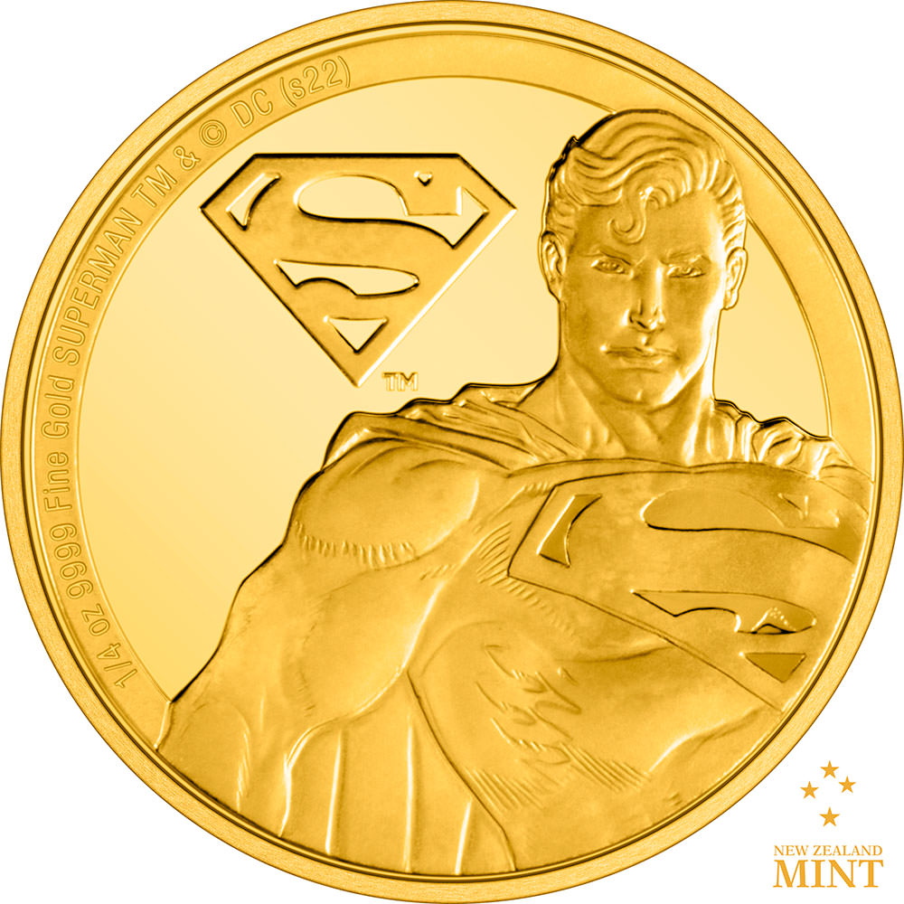 Superman Classic 1/4oz Gold Coin