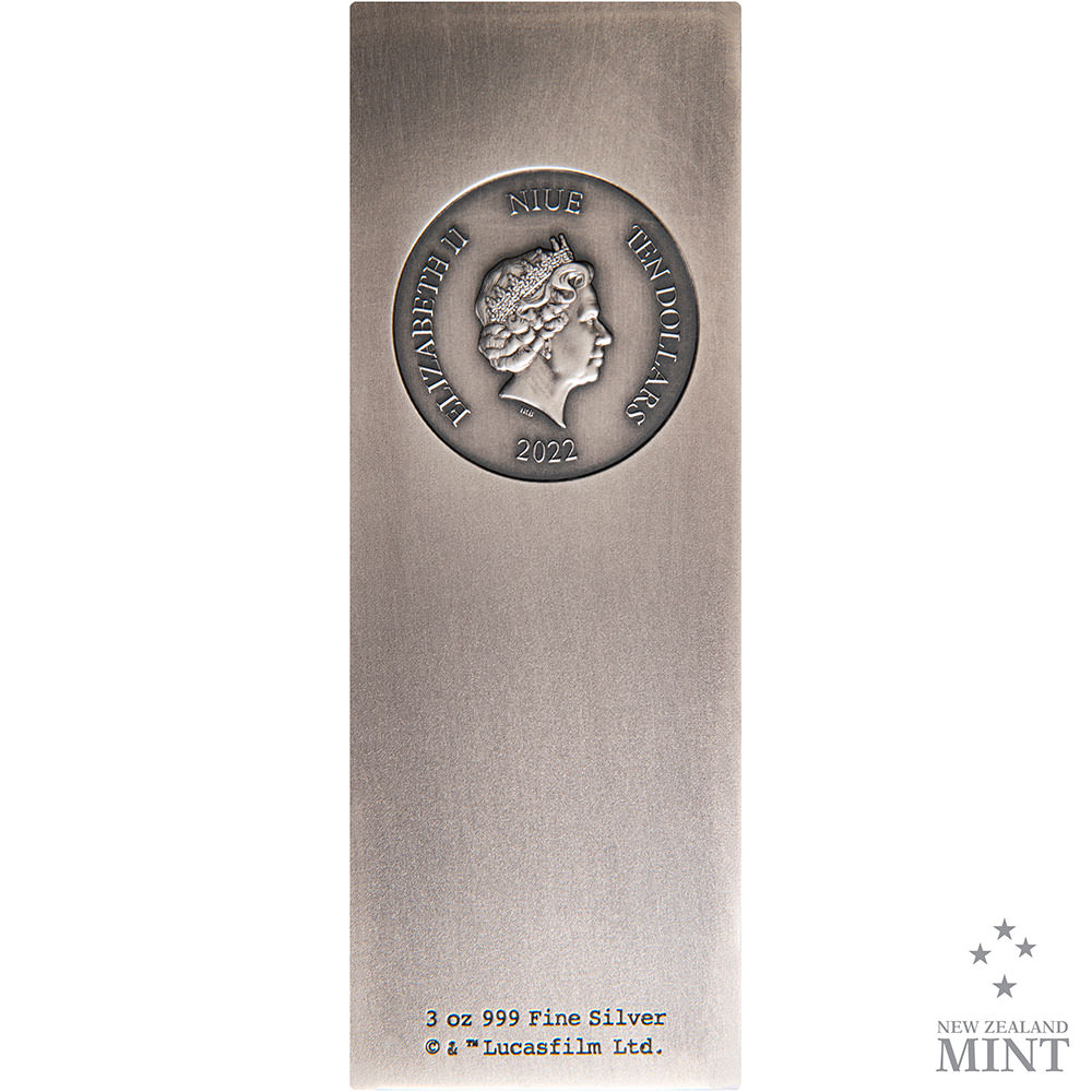 Han Solo in Carbonite 3oz Silver Coin