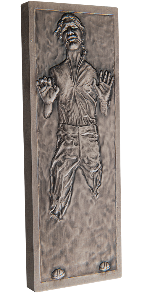 Han Solo in Carbonite 3oz Silver Coin
