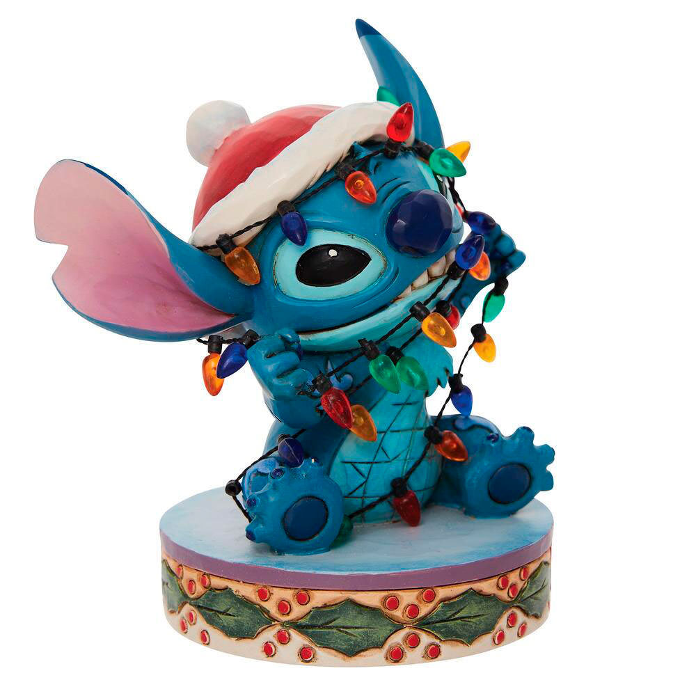 Stitch Wrapped in Christmas Lights- Prototype Shown