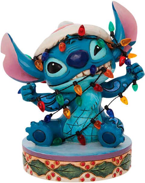 Stitch Wrapped in Christmas Lights- Prototype Shown