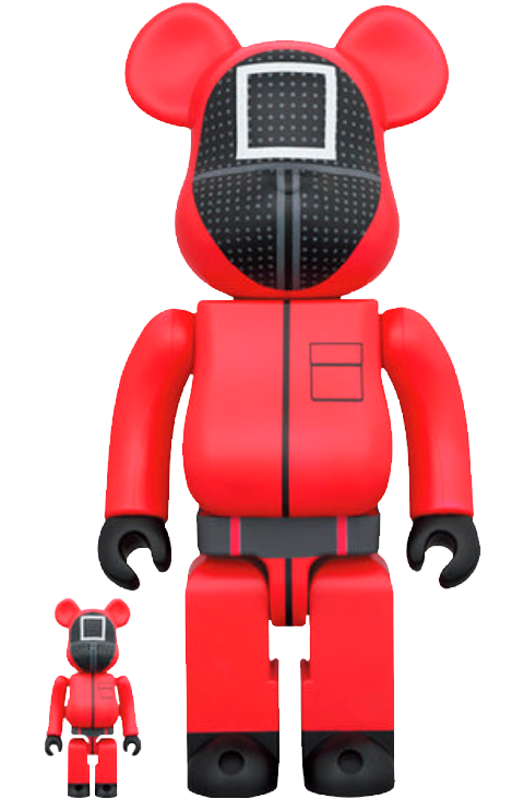 Be@rbrick Squid Game Guard (Square) 100% & 400%