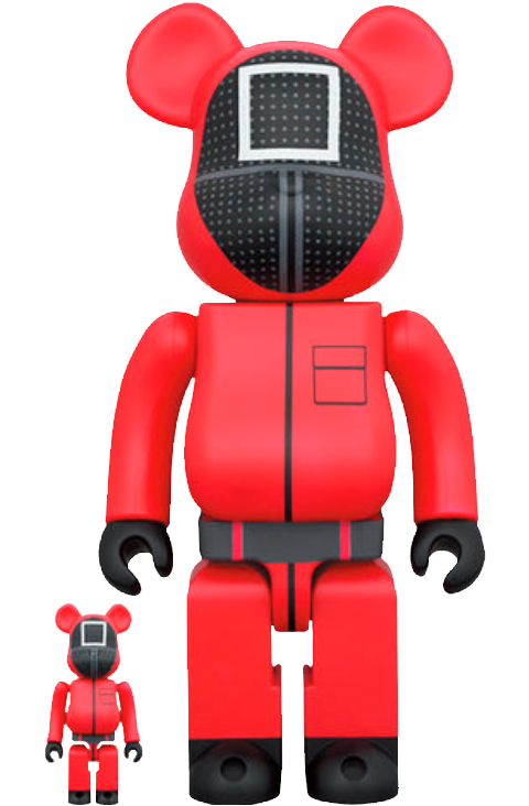 Medicom BE@RBRICK Netflix Squid Game Frontman 100% 400% Bearbrick Figure Set