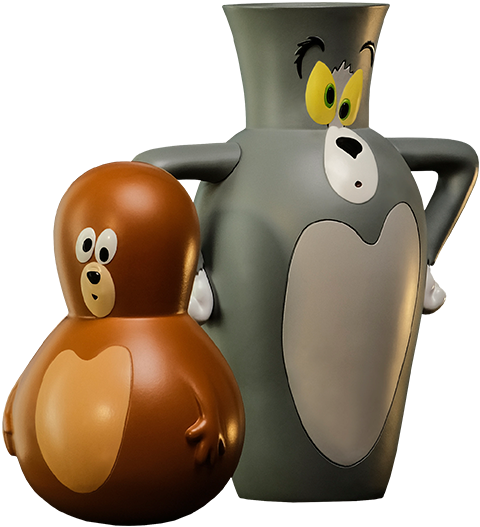 Vase Tom and Roly-Poly Jerry