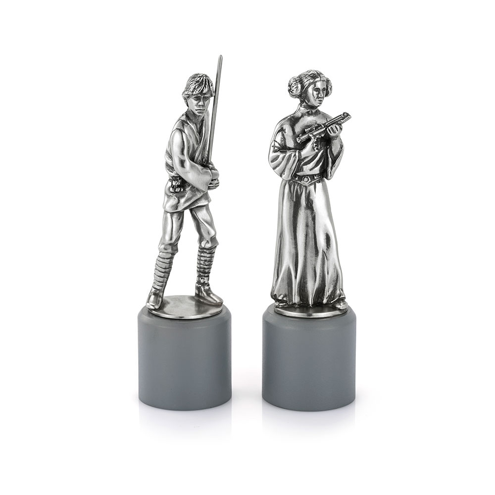 Luke & Leia King & Queen Chess Piece Pair- Prototype Shown