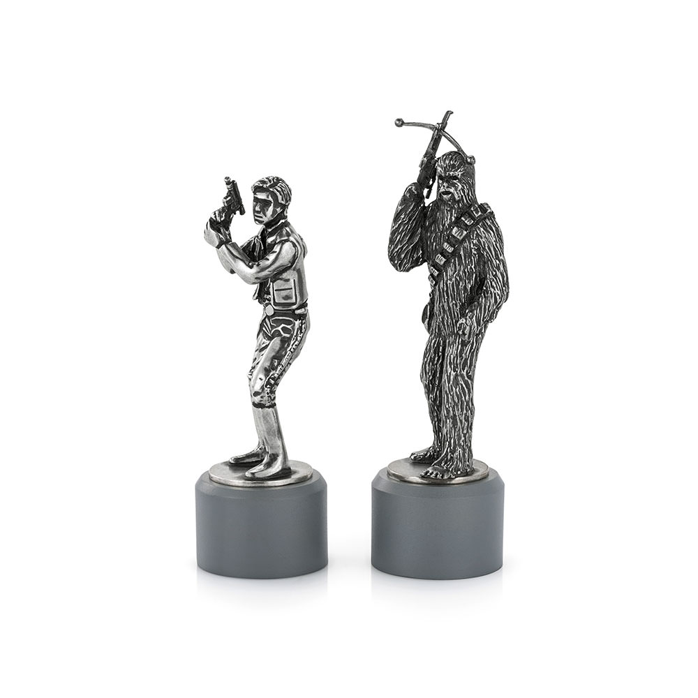 Han Solo & Chewbacca Bishop Chess Piece Pair- Prototype Shown