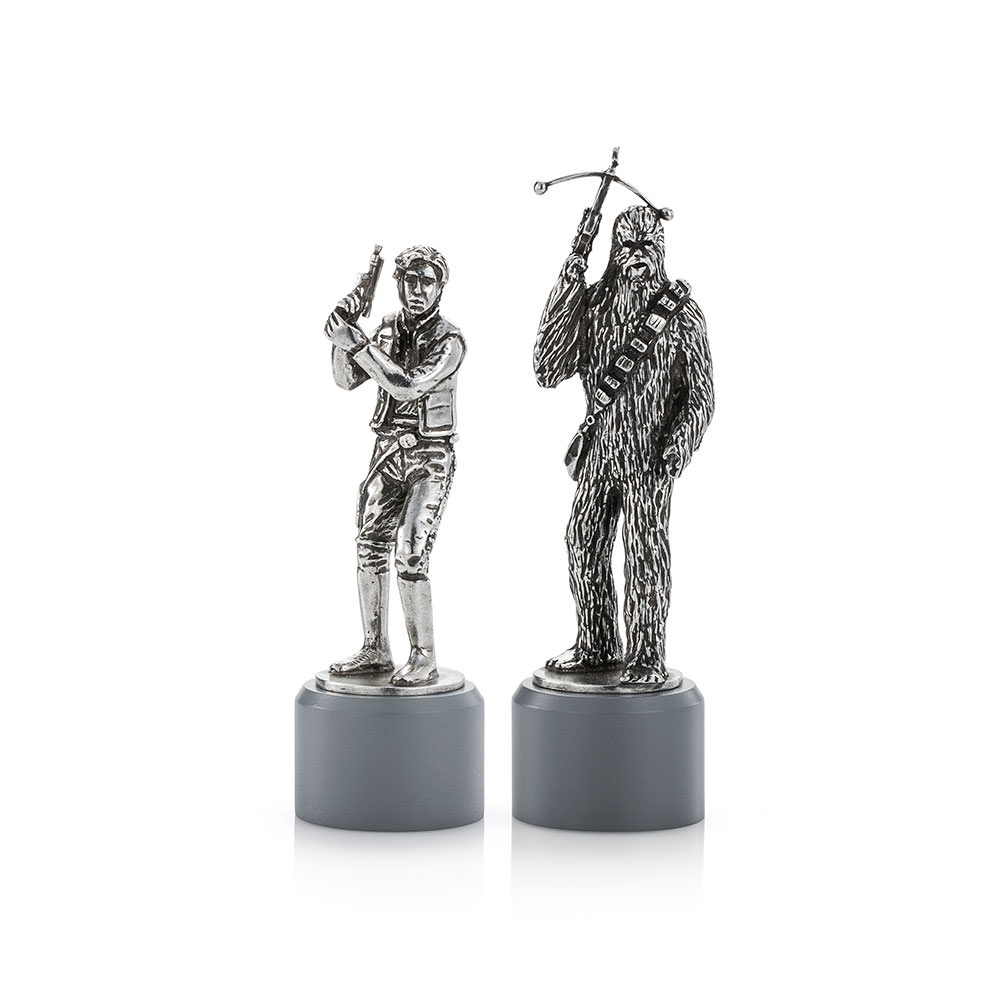 Han Solo & Chewbacca Bishop Chess Piece Pair- Prototype Shown