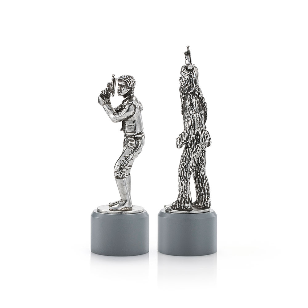 Han Solo & Chewbacca Bishop Chess Piece Pair- Prototype Shown