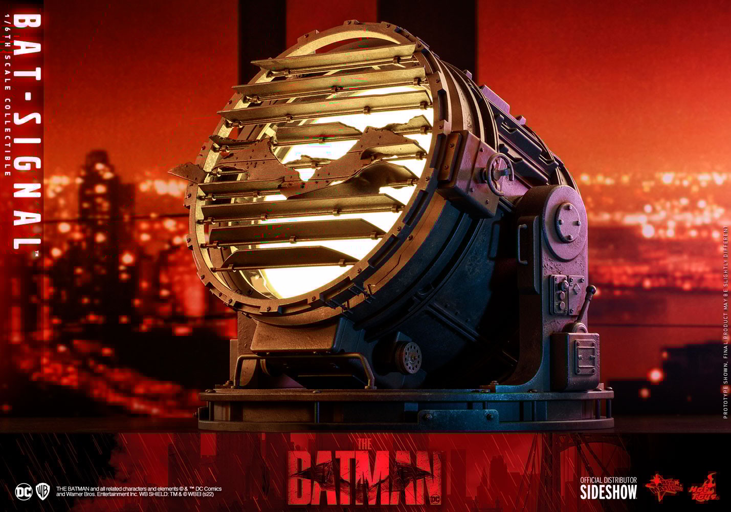 Bat signal clearance toy