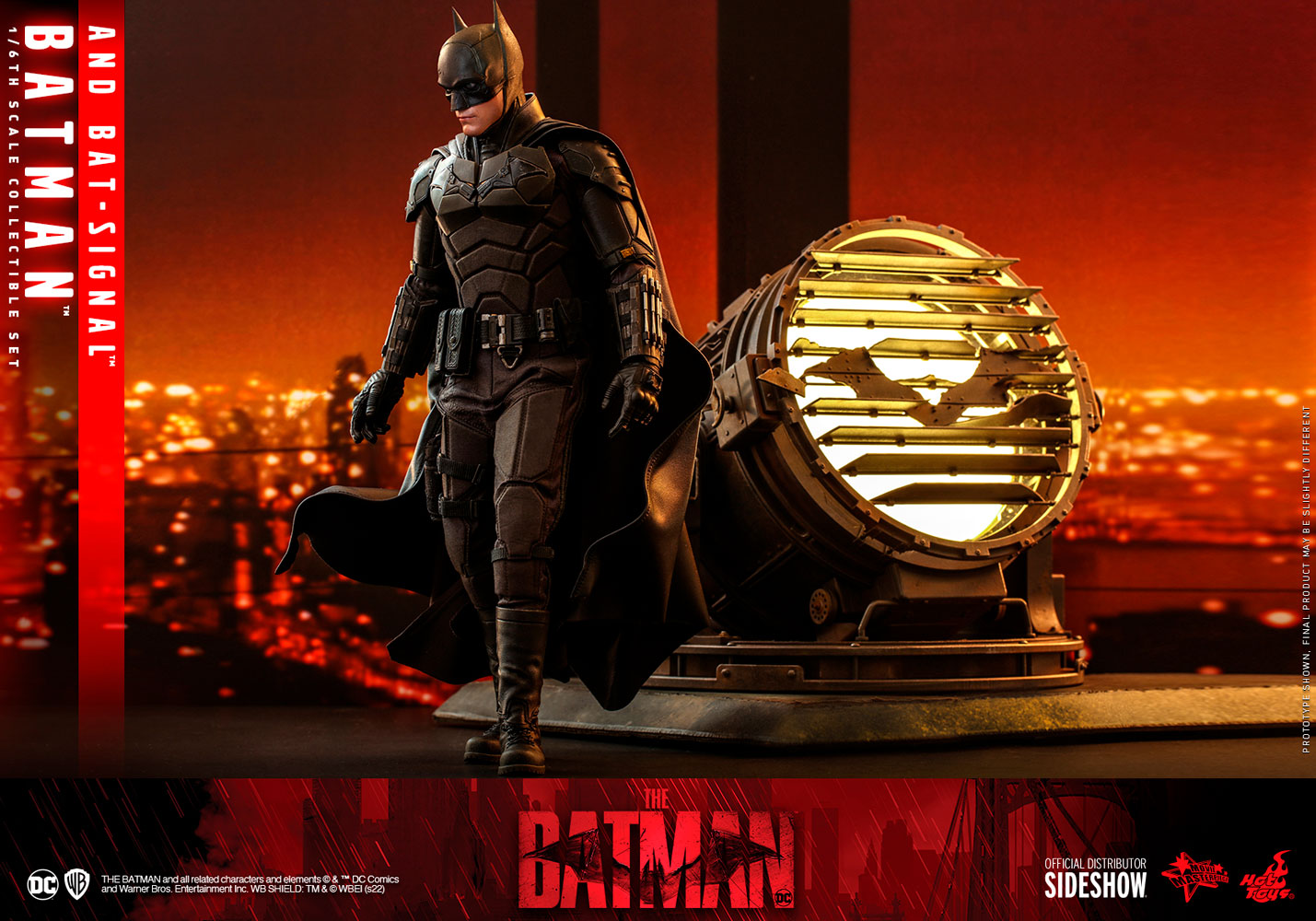 Batman and Bat-Signal Collectible Set by Hot Toys | Sideshow Collectibles