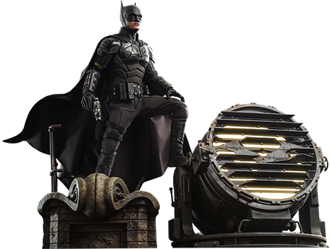 Batman and Bat-Signal
