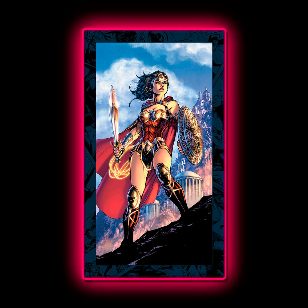 Wonder Woman LED Mini-Poster Light