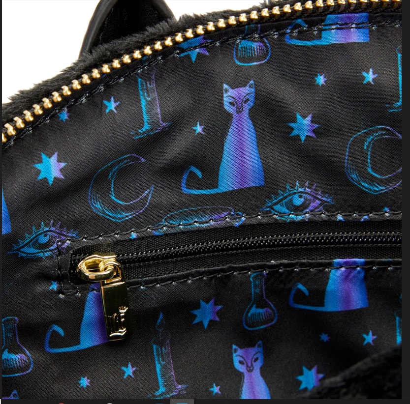 Hocus Pocus Binx Holding Candle Crossbody