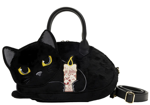 Hocus Pocus Binx Holding Candle Crossbody