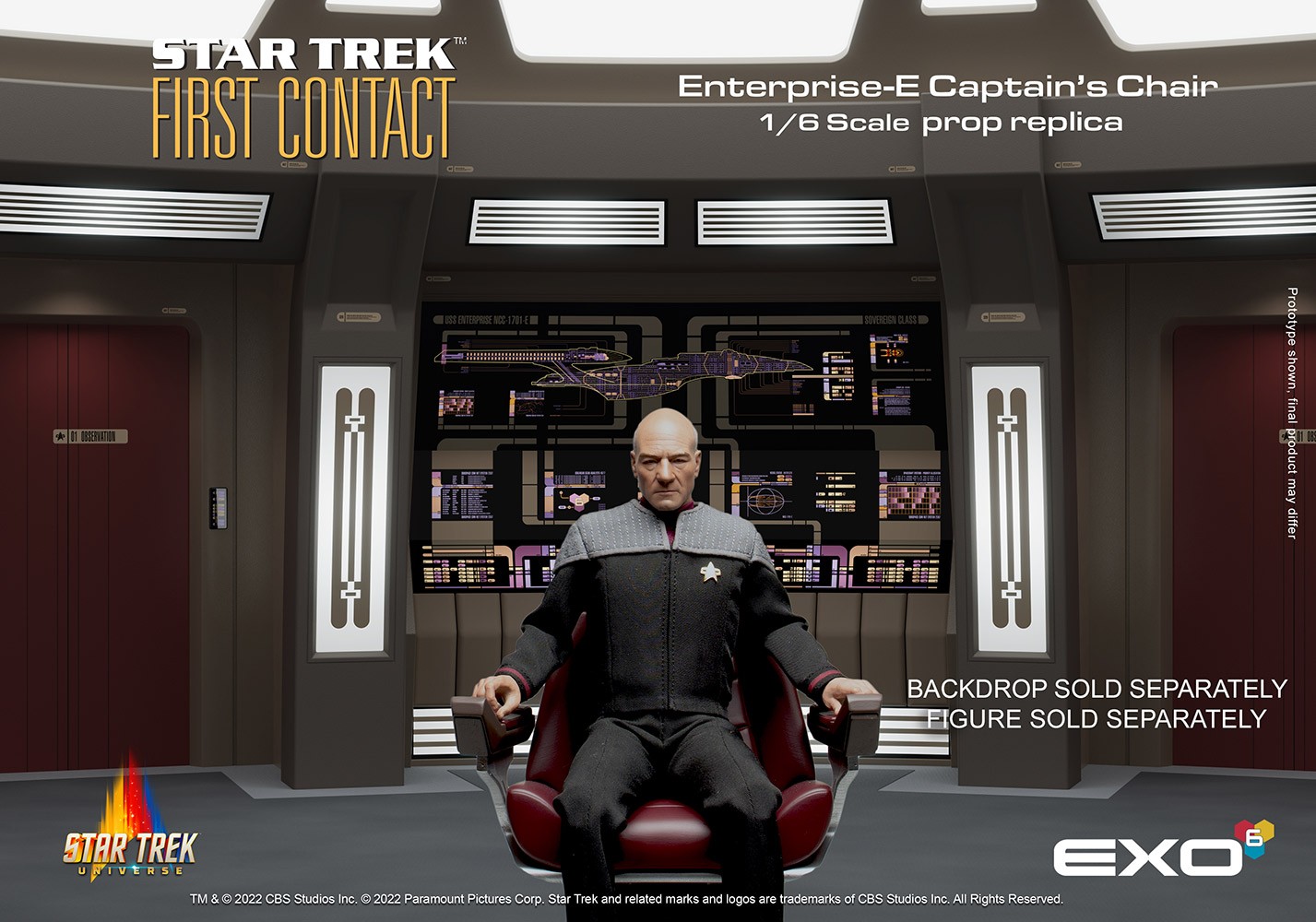 Star Trek: First Contact Enterprise-E Captain’s Chair- Prototype Shown