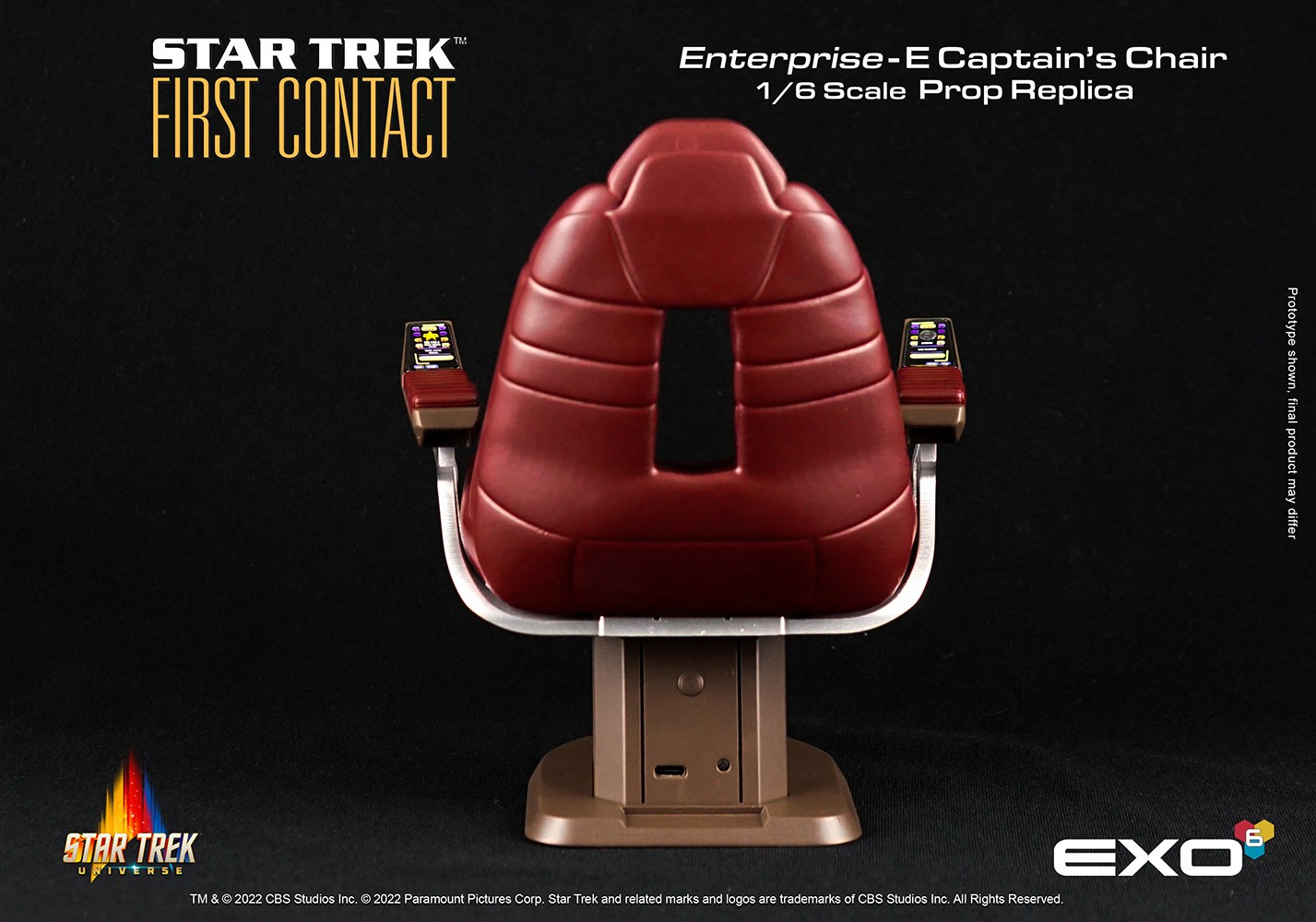 Star Trek: First Contact Enterprise-E Captain’s Chair- Prototype Shown