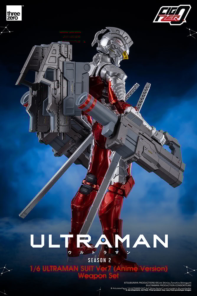 Ultraman Suit Ver7 (Anime Version) Weapon Set by Threezero