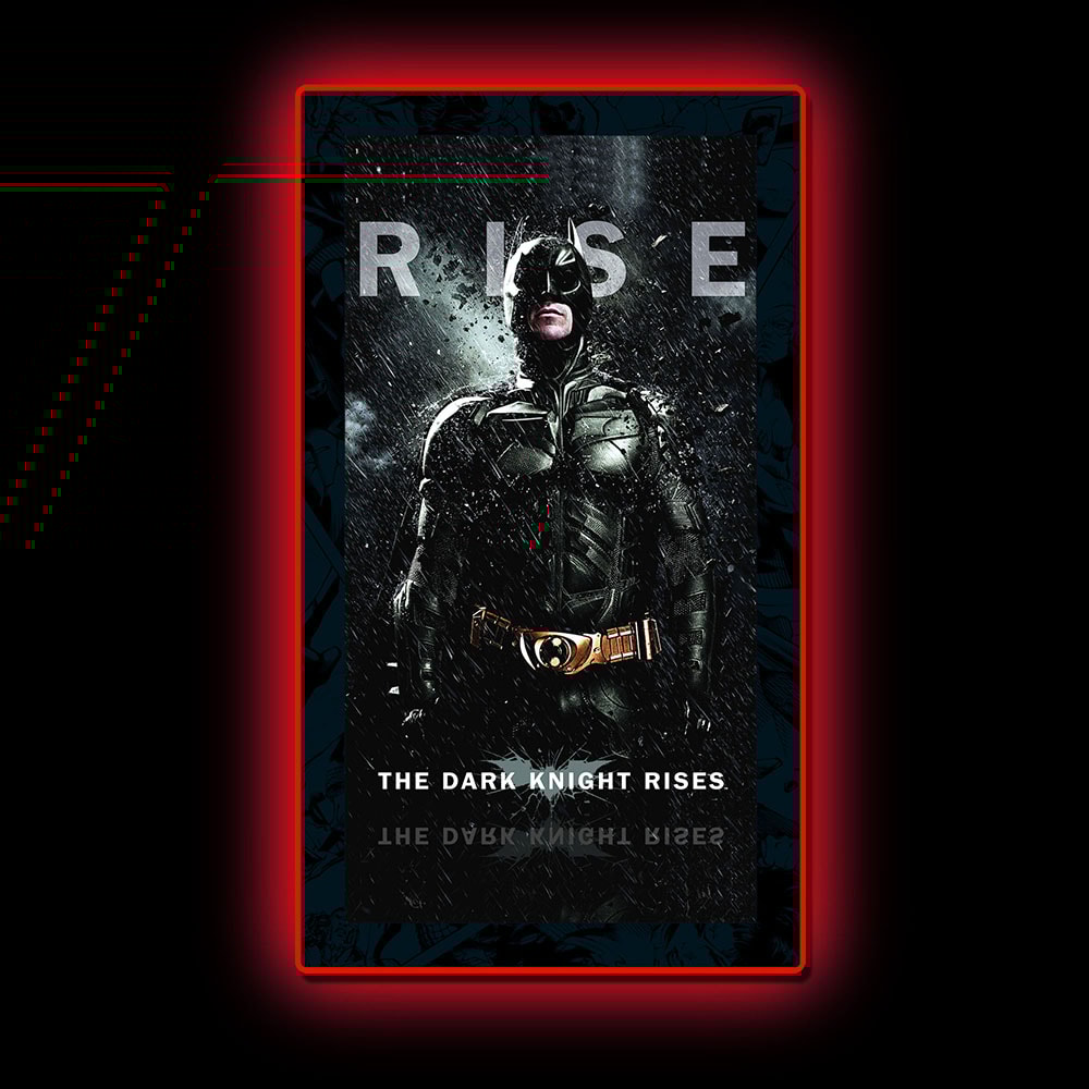 The Dark Knight Rises (01) LED Mini-Poster Light Exclusive Edition - Prototype Shown