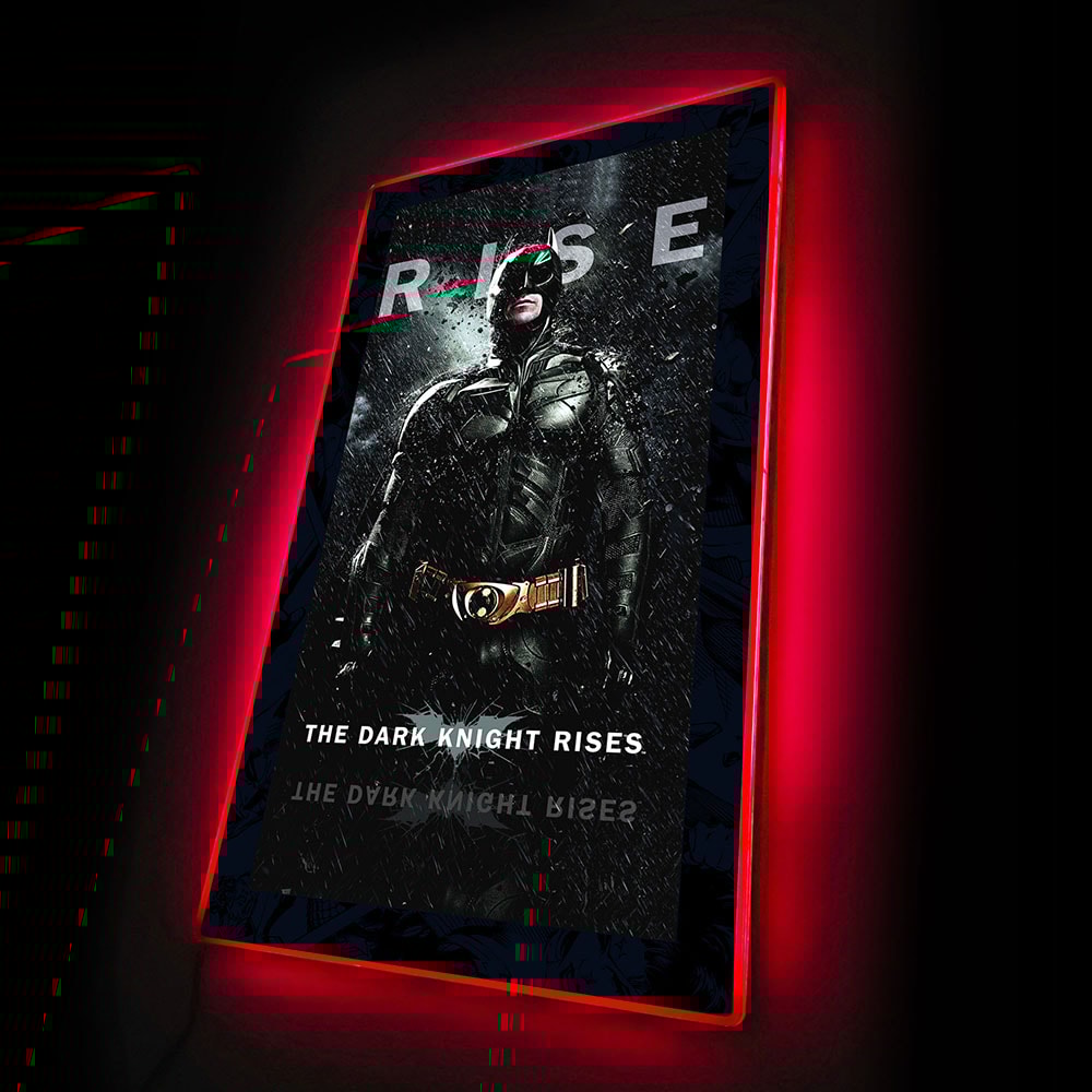 The Dark Knight Rises (01) LED Mini-Poster Light Exclusive Edition - Prototype Shown