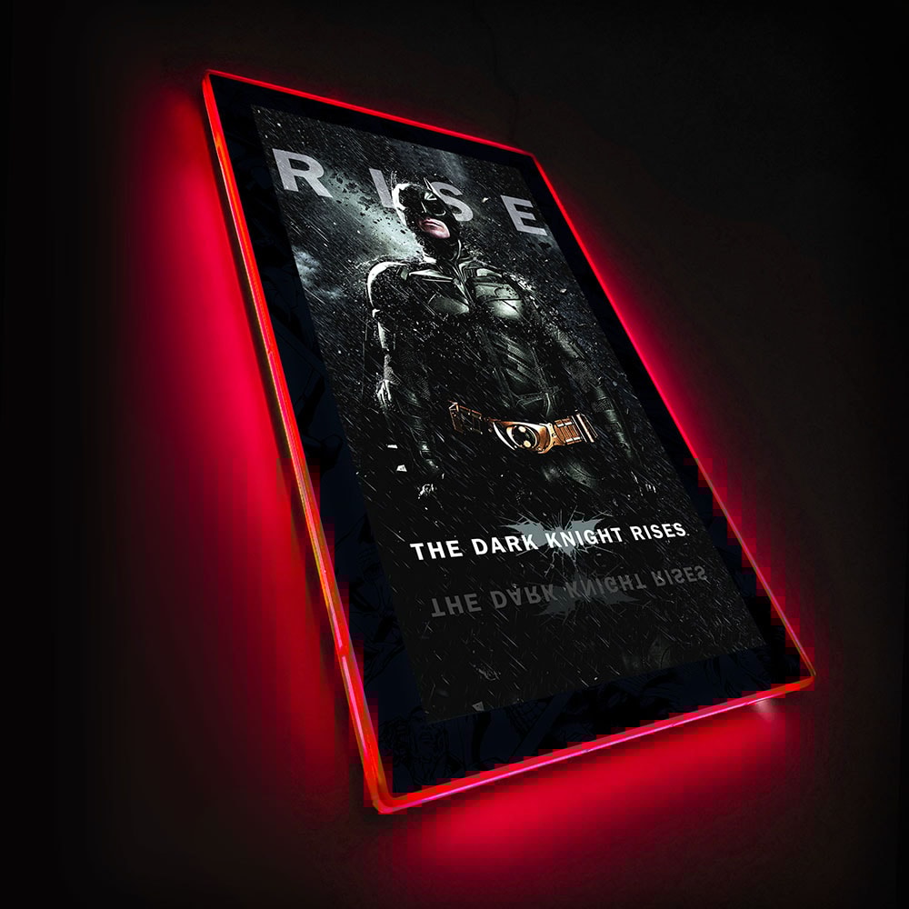 The Dark Knight Rises (01) LED Mini-Poster Light Exclusive Edition - Prototype Shown