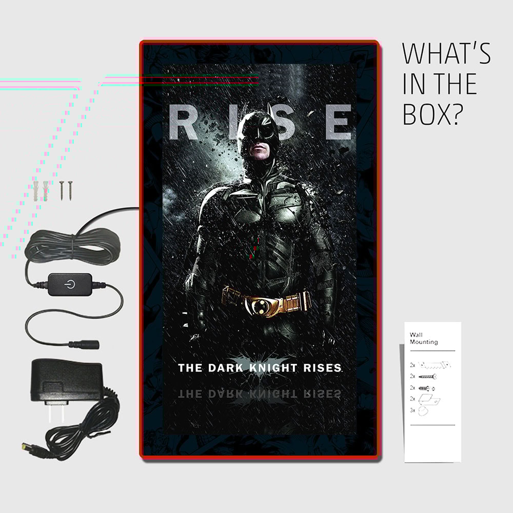 The Dark Knight Rises (01) LED Mini-Poster Light Exclusive Edition - Prototype Shown