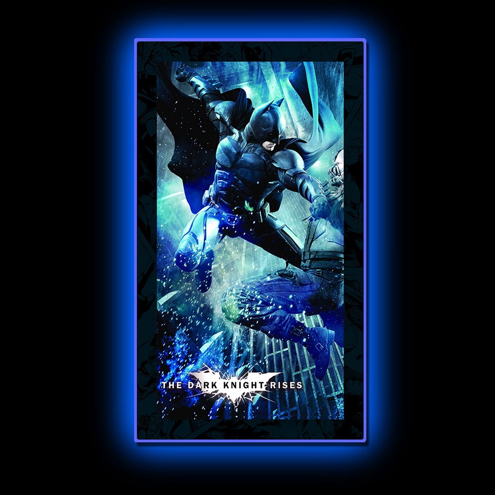 The Dark Knight Rises (02) LED Mini-Poster Light Exclusive Edition - Prototype Shown