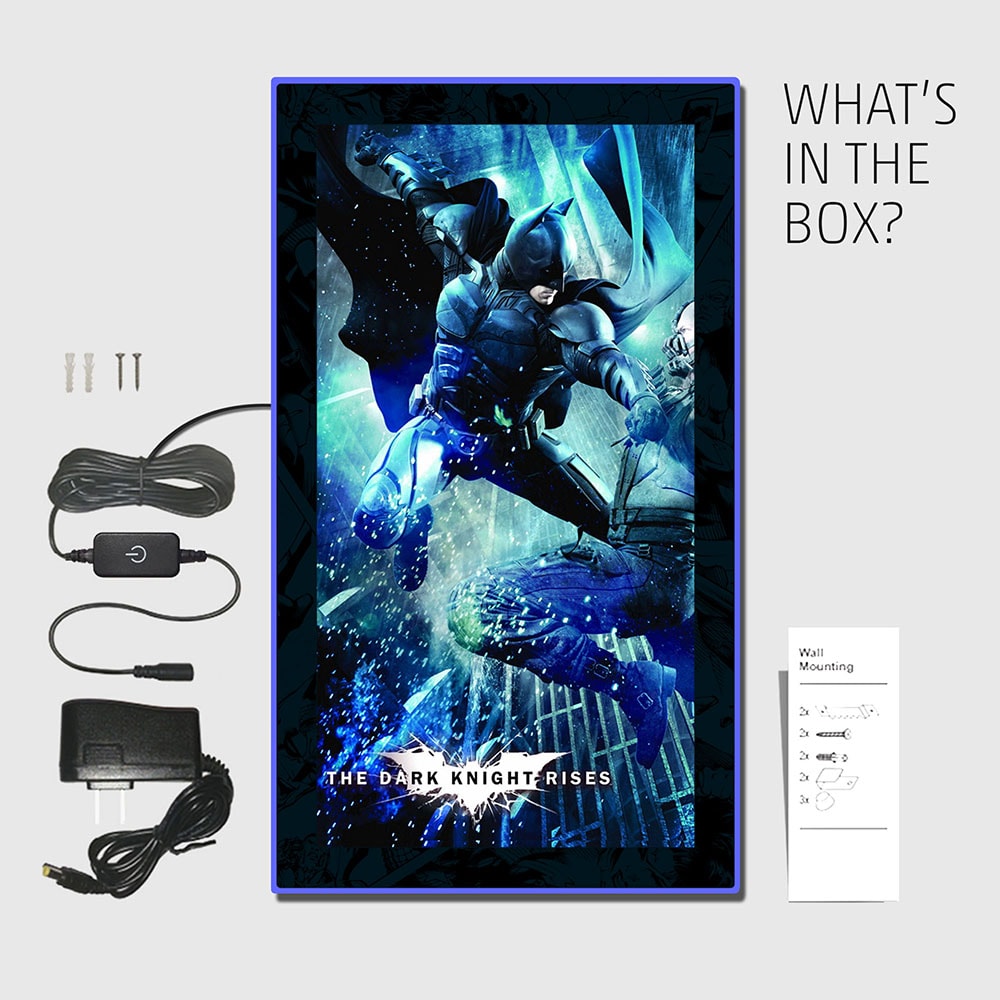 The Dark Knight Rises (02) LED Mini-Poster Light Exclusive Edition - Prototype Shown