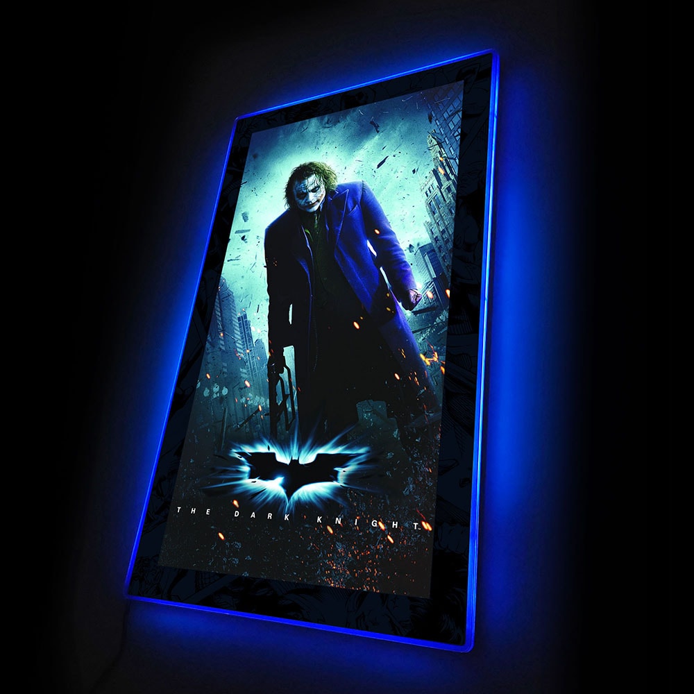 The Dark Knight Joker (04) LED Mini-Poster Light Exclusive Edition - Prototype Shown