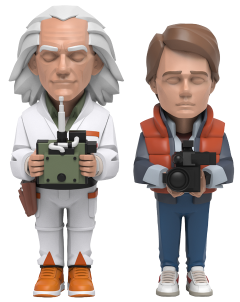 Doc Brown and Marty McFly (Prototype Shown) View 18