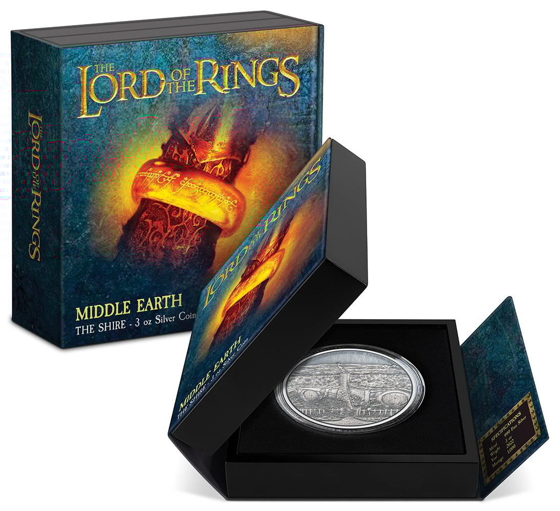 The Shire 3oz Silver Coin
