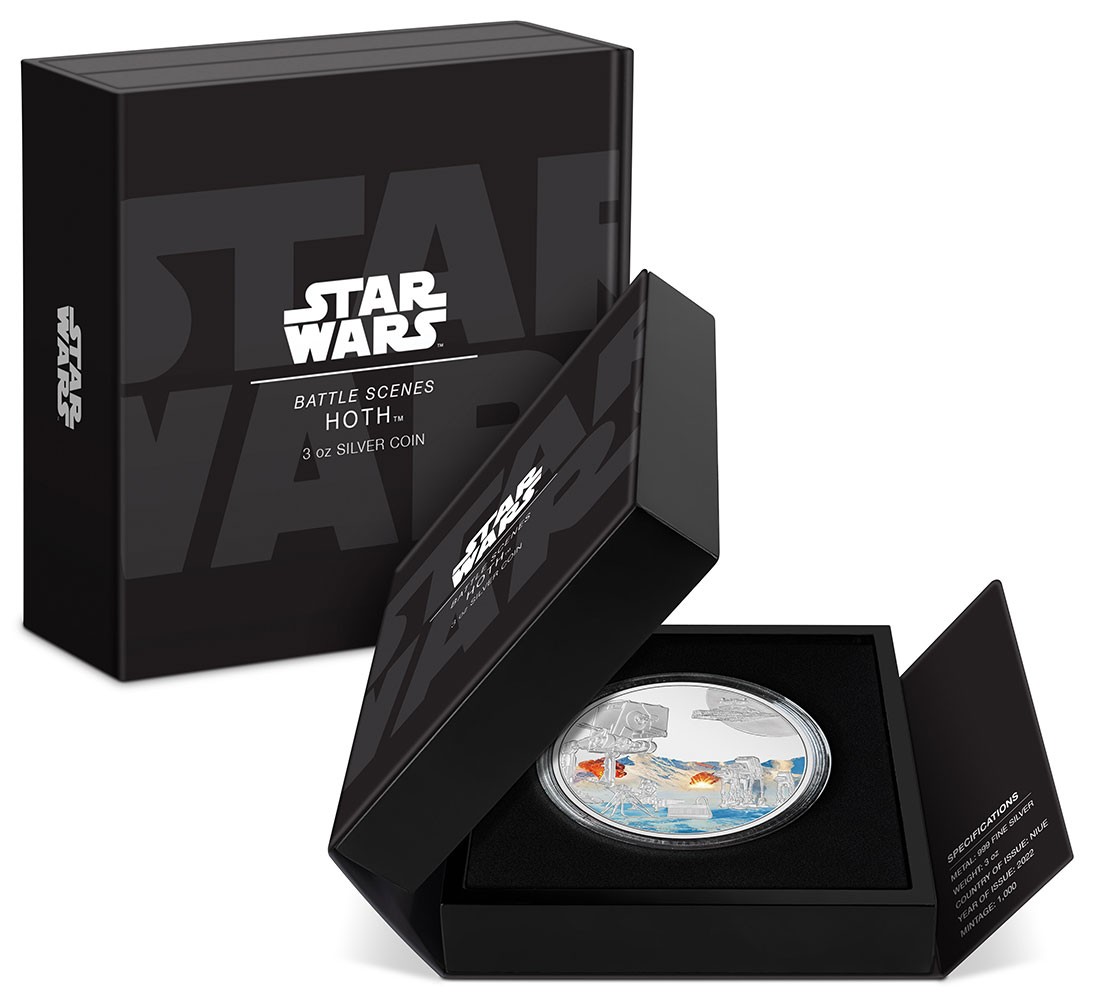 Battle Scenes Hoth 3oz Silver Coin- Prototype Shown