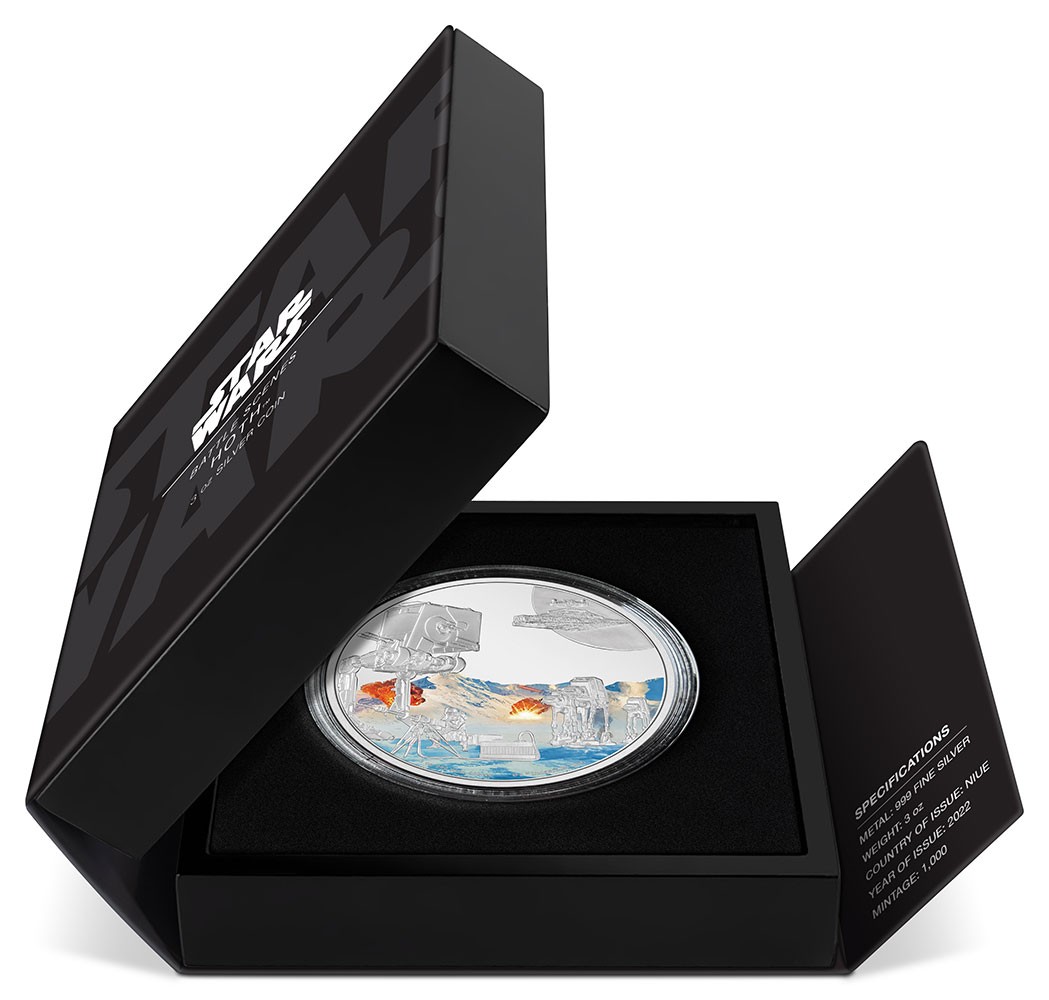 Battle Scenes Hoth 3oz Silver Coin- Prototype Shown