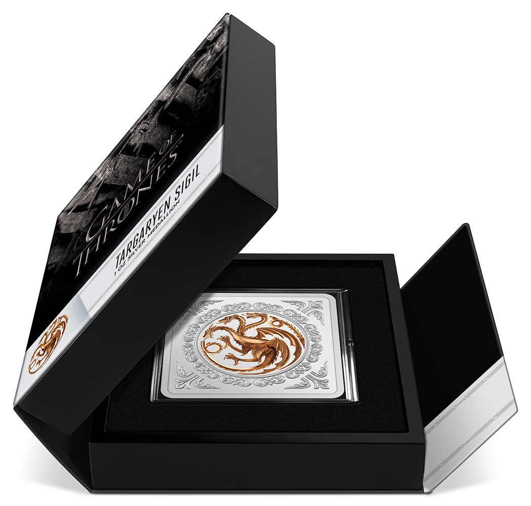 Targaryen Sigil 1oz Silver Medallion